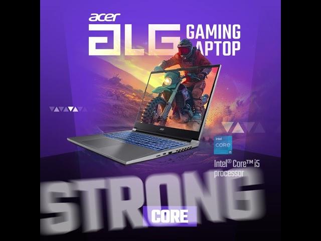 Acer ALG | Gaming Laptop for Students | Powerful Intel Processor and NVIDIA GeForce RTX 3050