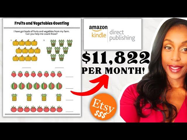 $11,822 per Month in this Amazon KDP Niche & Etsy! [Counting Worksheet Generator Review]