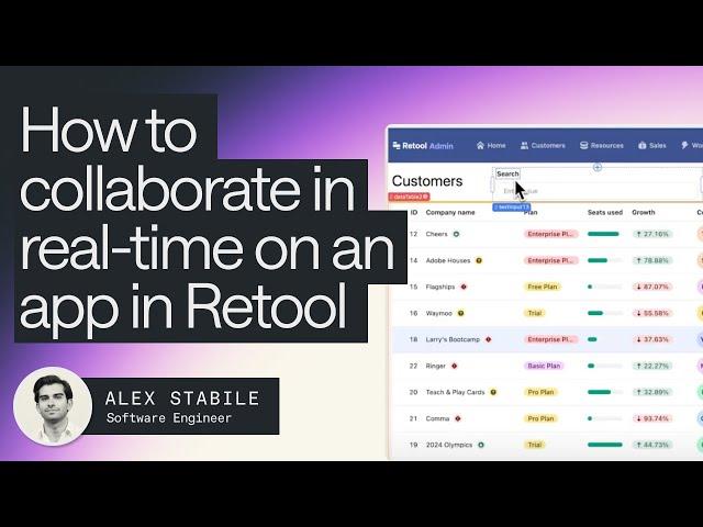 How to collaborate in real-time on an app in Retool