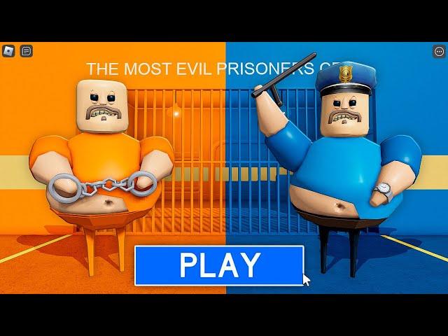 Prisoner BARRY Vs Police BARRY New Obby! Full Game Walkthrough #roblox