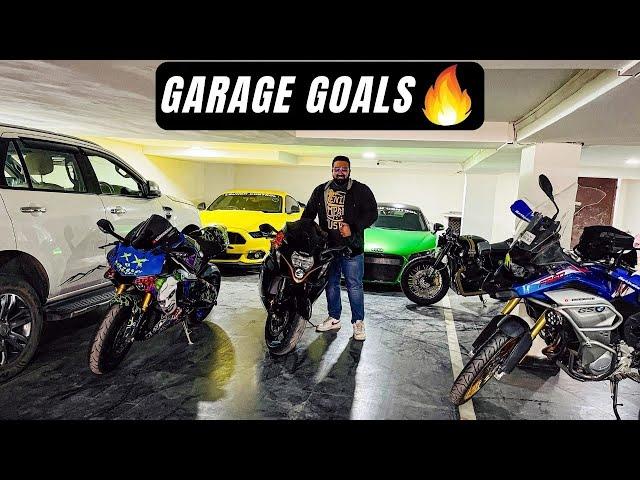 ASHWIN SINGH TAKIAR GARAGE TOUR pt-1  || ENDEAVOUR, MUSTANG, R8, HAYABUSA, R1, BMWGS, GT650