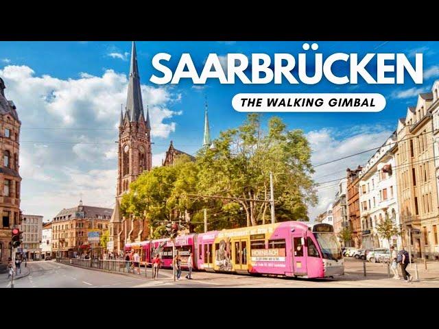 [4K] Saarbrücken Germany  Summer 2024 July Evening City Walk | Walking Tour Saarbrucken