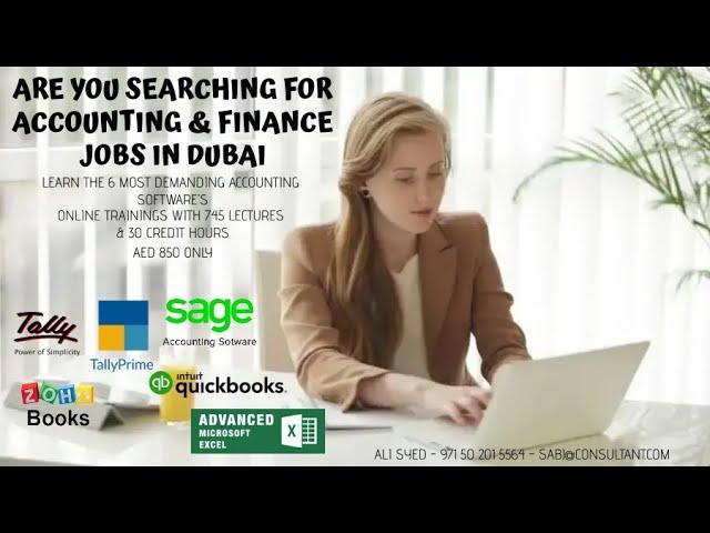 UAE 6 Most Demanding Accounting Software's Online Training in Dubai