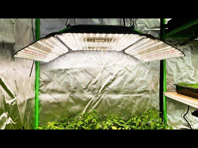 Vivosun AeroLight Wing AW400 variable spectrum grow light review