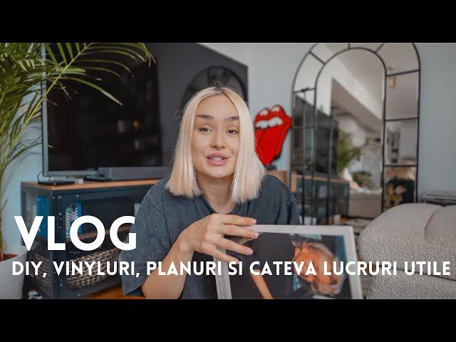 VLOG | Un DIY, vinyluri, planuri si cateva lucruri utile |