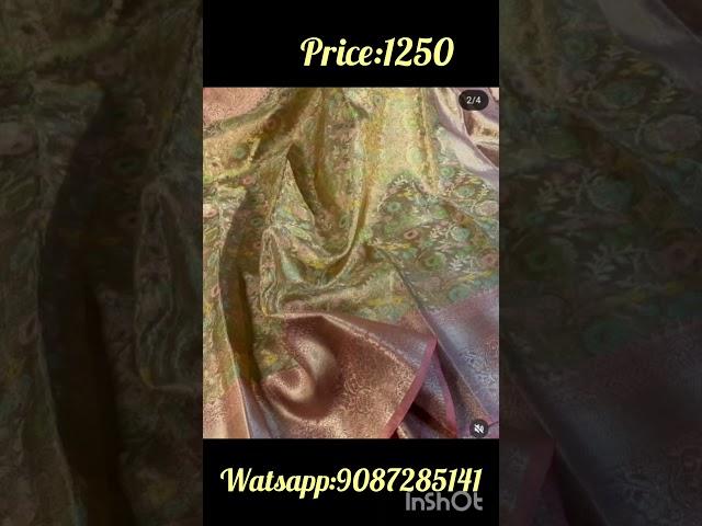 Banarasi  katan silk saree trending collection #new #priyas boutique #trending