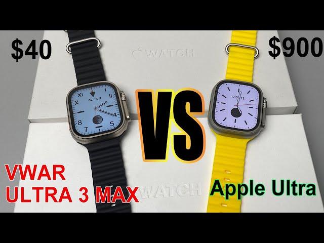 Apple Watch Ultra VS VWAR Ultra 3 Max ! They Both Look Similar!! the Best Ultra Smartwatch Copy?