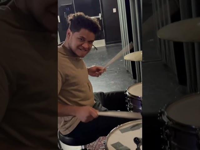 This is the First November 2022  behind the scenes of my drummer Buddy Jm is playing the drums