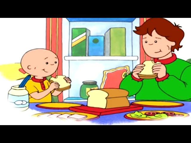 O Almoço de Caillou com seu Papai | Caillou em Português - WildBrain