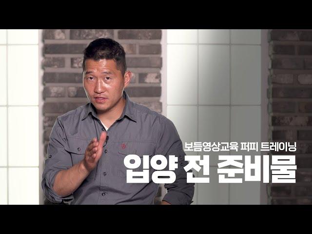 강형욱 훈련사의 경험이 녹아있는 퍼피트레이닝 영상교육이란?(feat.입양 전 준비물)