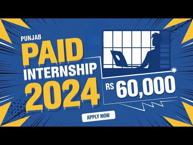 Punjab Paid Internship 2024 | Apply for Rs 60,000 Stipend | Eligibility, Apply Online Guide