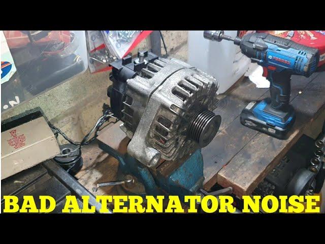 Bad Alternator Bearing Noise & After Replac Bearing Noise