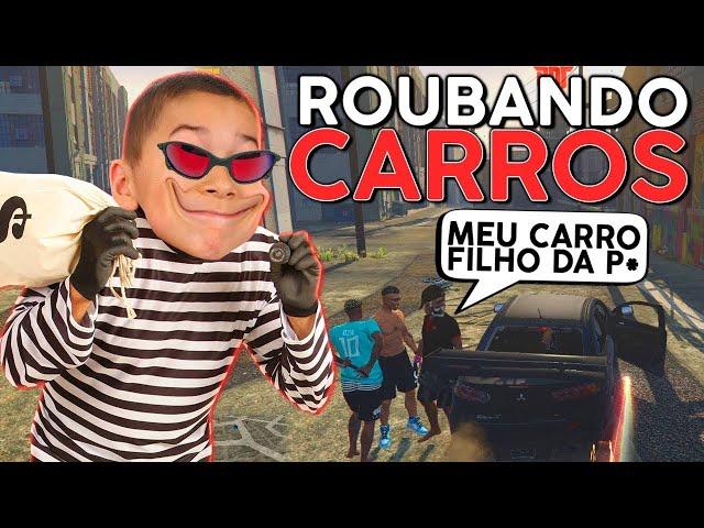 ROUB@NDO CARROS dos TR0XAS no GTA RP  (Paulinho o LOKO)