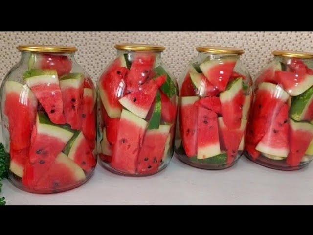 This is how I store watermelon for 1 YEARS! It's even more delicious than fresh! #watermelon