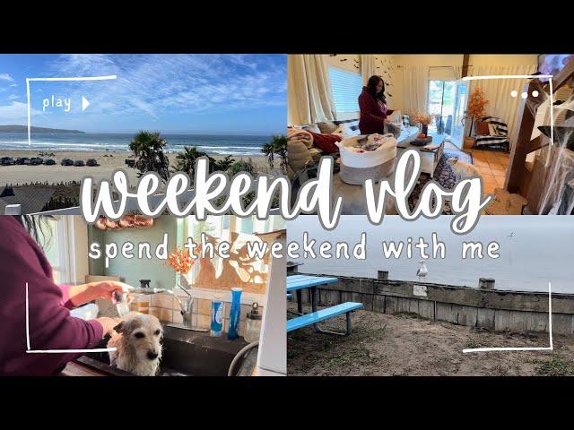 NEW SPEND THE WEEKEND WITH ME // CAMPING AT THE OCEAN!