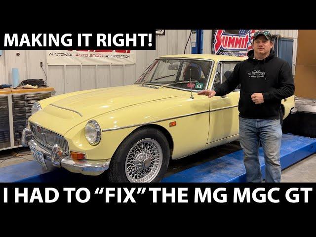 Making the MG MGC GT Right