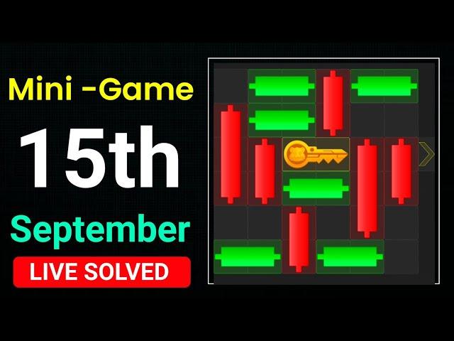 15 September Mini game Hamster Kombat |  How to unlock key ️ | today MINI GAME