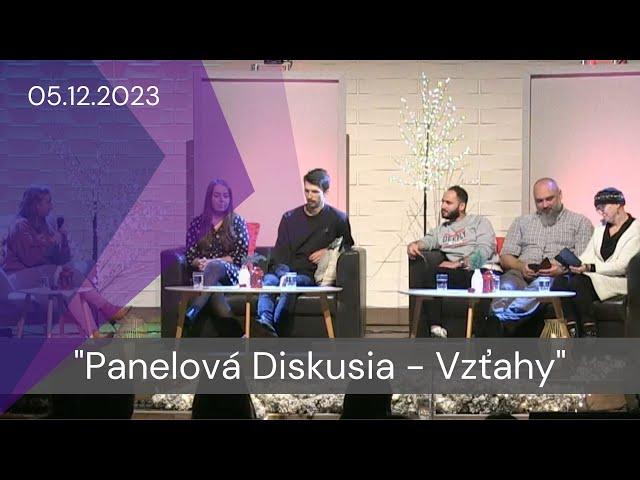 [05.12.2023] Panelová diskusia - Vzťahy