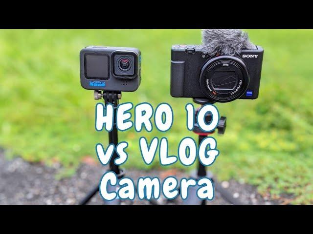 GoPro Hero 10 vs a Traditional Vlogging Camera (Sony ZV-1)