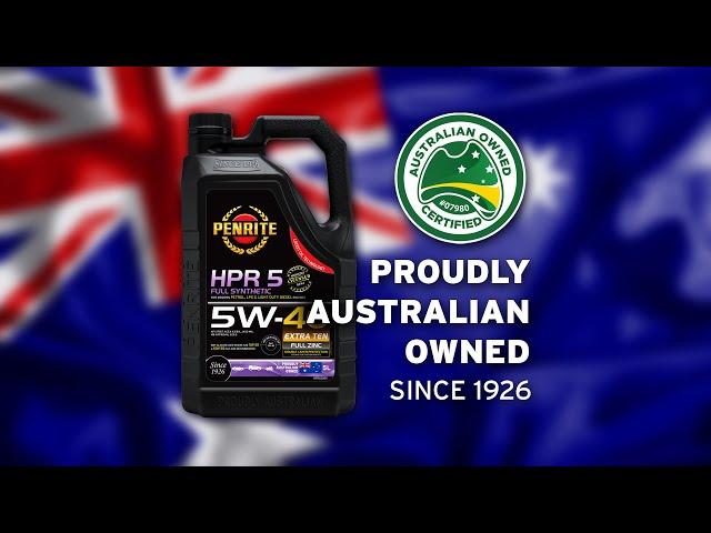 Penrite Oil - Proudly Australian Owned