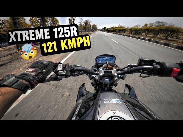 IS THIS A 125CC BIKE ? 🫡 | HERO XTREME 125R ABS TOP SPEED TEST | AJR7 - [Moto mystique]