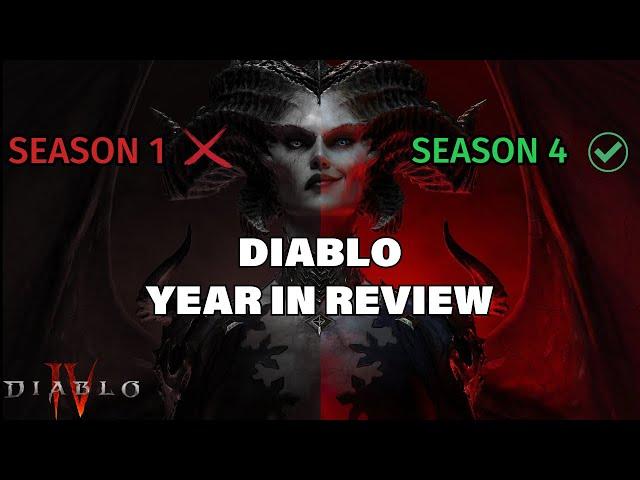 Diablo 4 - Year in Review. Is it fixed? Season 1 -4.  The Good, The Bad, The Ugly, and The Future