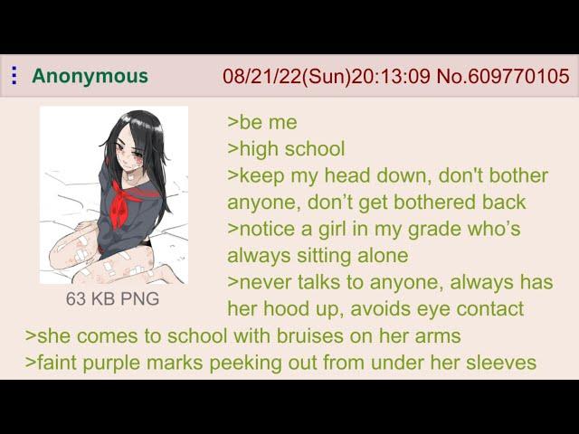 Anon Rescues Female Classmate From Abuse — 4Chan Greentext Stories