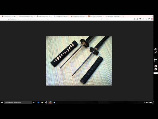 Katana Construction Basics - What Full Tang and Carbon Steel means