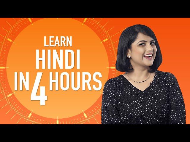 Learn Hindi in 3 Hours - ALL Hindi Beginners Need