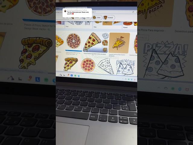 Ela acha que é uma pizza grande #ironia