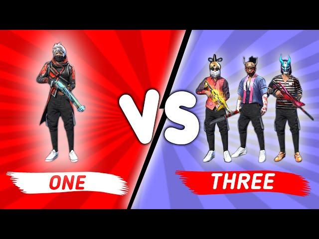 1 VS 3 Best Clash Squad Custom 21 Kills Epic Match - Garena Free Fire