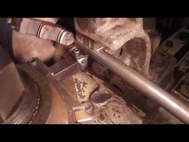 Using a Follow Rest while Threading on a Metal Lathe