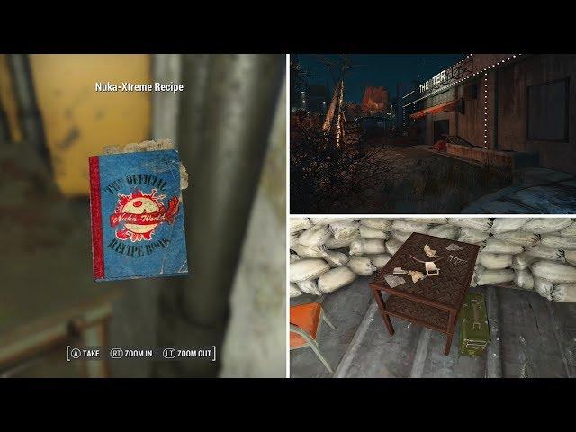 Fallout 4 Nuka Xtreme Recipe Glitch Fix - Easy Way