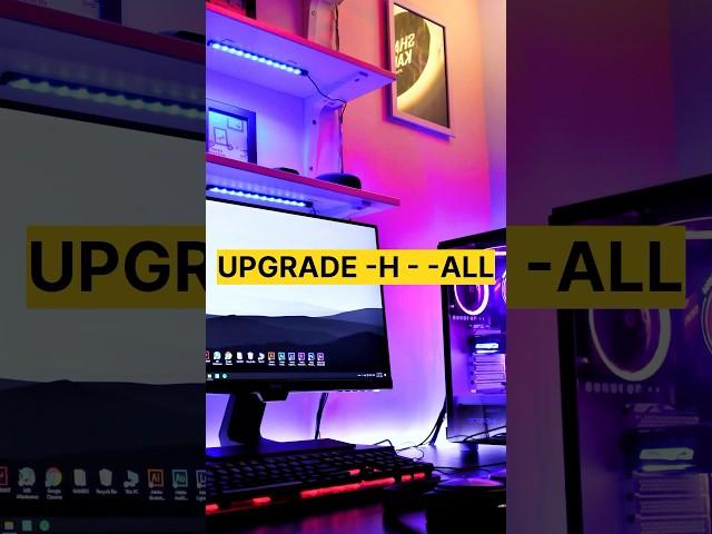 How to upgrade your PC installed softwares through command! #pctipsandtricks #windows #shorts