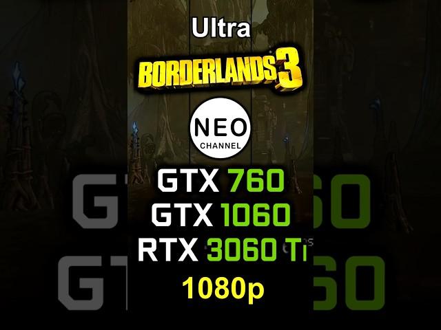 GTX 760 vs GTX 1060 vs RTX 3060Ti in Borderlands 3 | 1080p