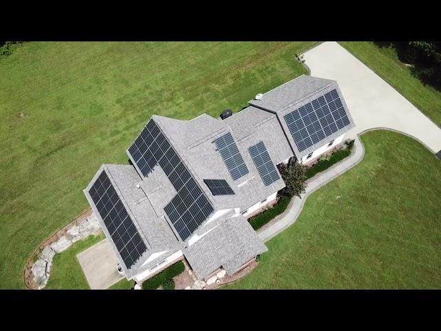 19.22 kW Residential Solar Power Installation Provides 100% Electricity Offset