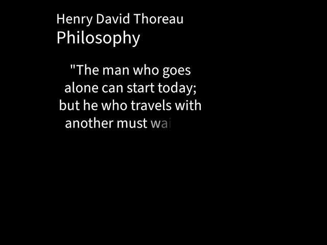 Henry David Thoreau philosophy #journey #travel #inspiration #quotes #thoreau #motivation
