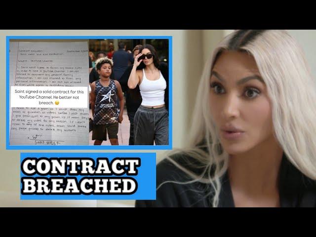 Saint West's Shocking YouTube Post: Kim Kardashian Furious! as she Deletes his YouTube page