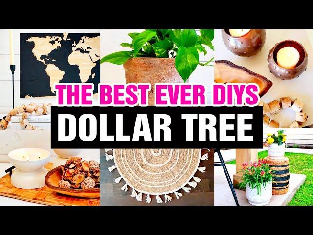 20 of the BEST DOLLAR TREE DIY home decor ideas to try!