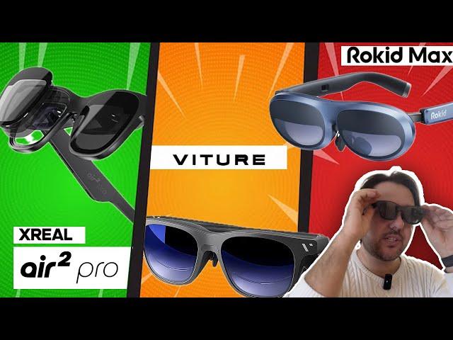 AR Glasses Showdown: XREAL Air 2 Pro vs Rokid Max vs Viture One XR