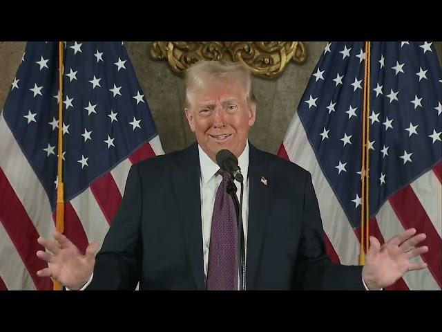 Full Press Conference: President-elect Donald Trump from Mar-a-Lago