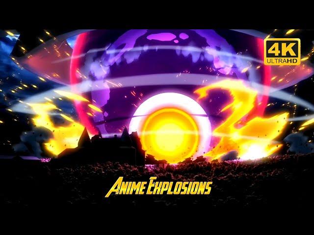 Top 4 Anime Explosions - Fate Stay Excalibur, Magical Splash Flare, Megumi Explosion, I am Atomic