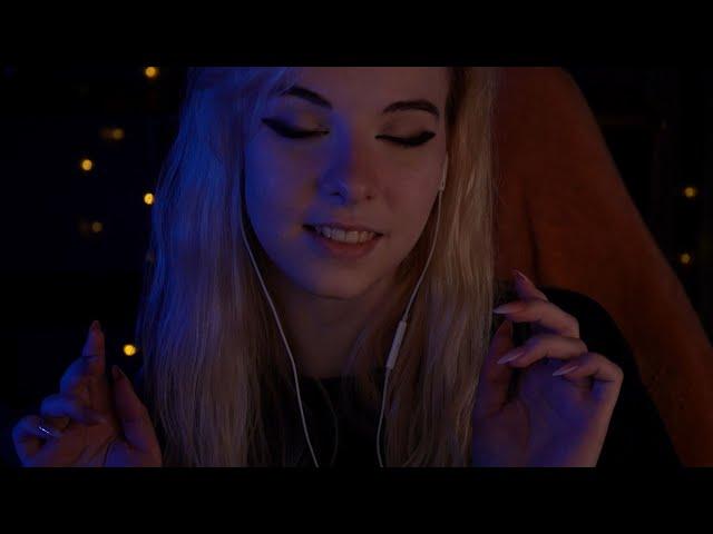 ASMR | Bilingual Whispering, English & German - ramble, blue yeti