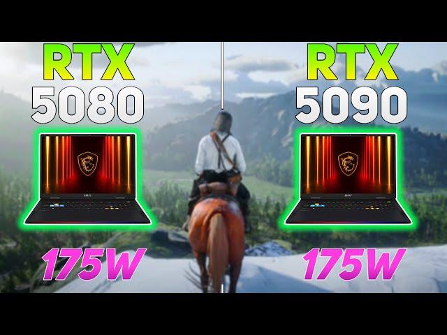 RTX 5080 vs RTX 5090 Laptop | Gaming Benchmark - Test in 9 Games |