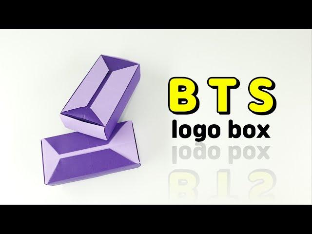 종이접기 BTS 로고 상자접기 origami BTS logo box(ORIGAMI SONG)