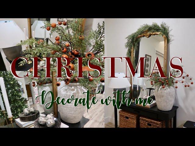 *NEW* 2022 Christmas Decorate with me/Neutral Christmas decor/ Christmas clean and decorate with me