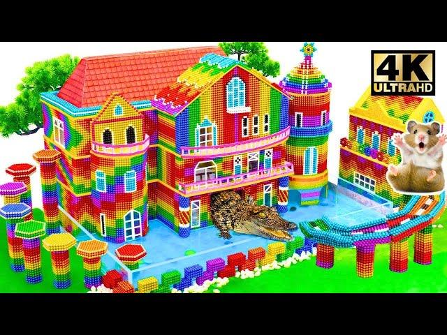 How To Make Survivor House In Magic Kingdom Have Shark Tank And Fun Slide From Magnetic Balls