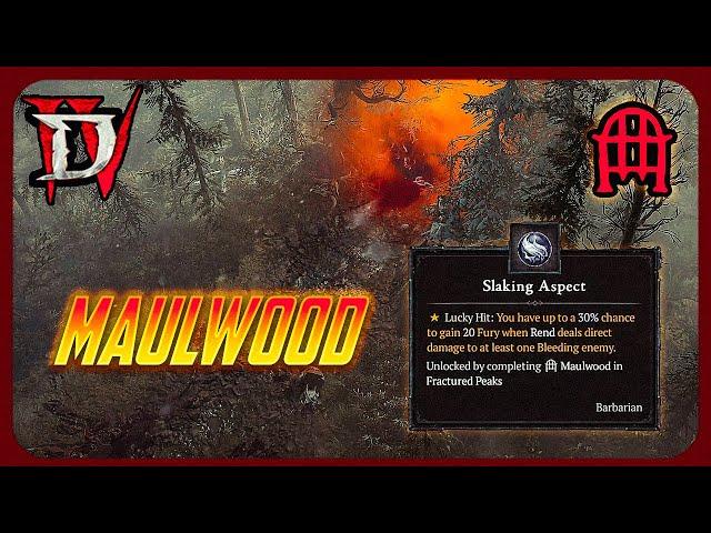 Maulwood Dungeon Guide - Slaking Aspect - Diablo 4