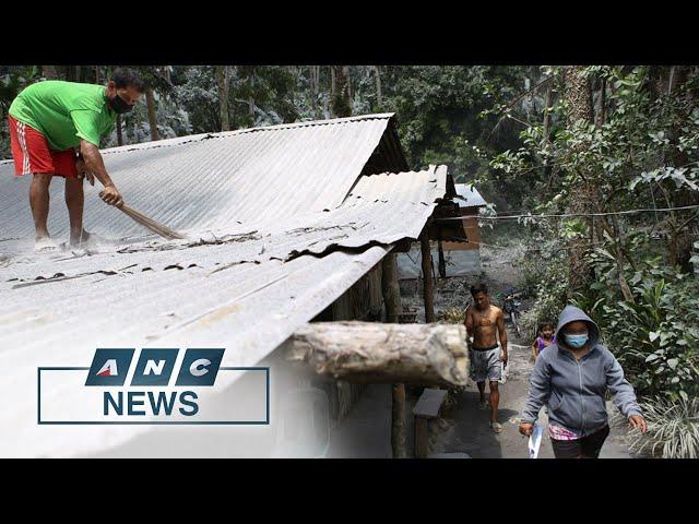 Clean-up efforts underway after Mt. Bulusan eruption | ANC