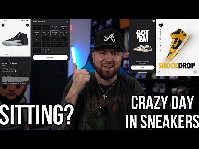 SHOCK DROP W'S? THE JORDAN 12 "WOLF GREY IS SITTING BUT SURPRISED ME HOW WELL THEY SOLD!